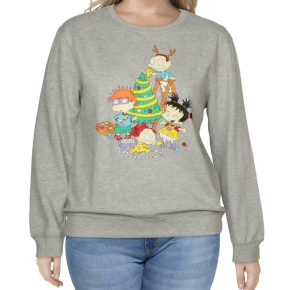 Nickelodeon Crew Neck Long Sleeve Rugrats - Picture 1 of 2